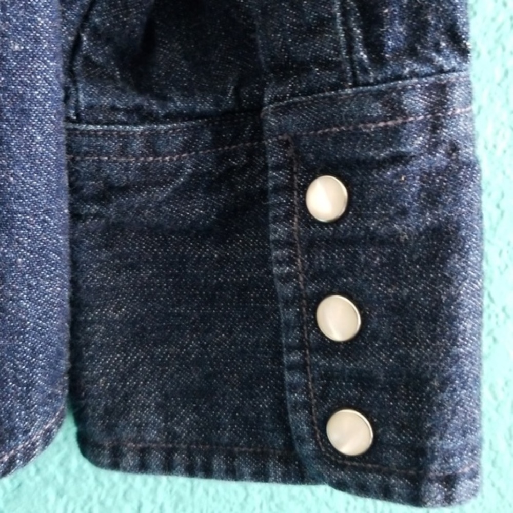 {Banana Republic} Western Denim Button Down Top - Picture 7 of 8